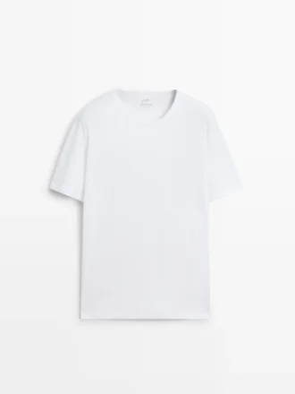 Pyjama-top met korte mouwen en gestreepte broeken