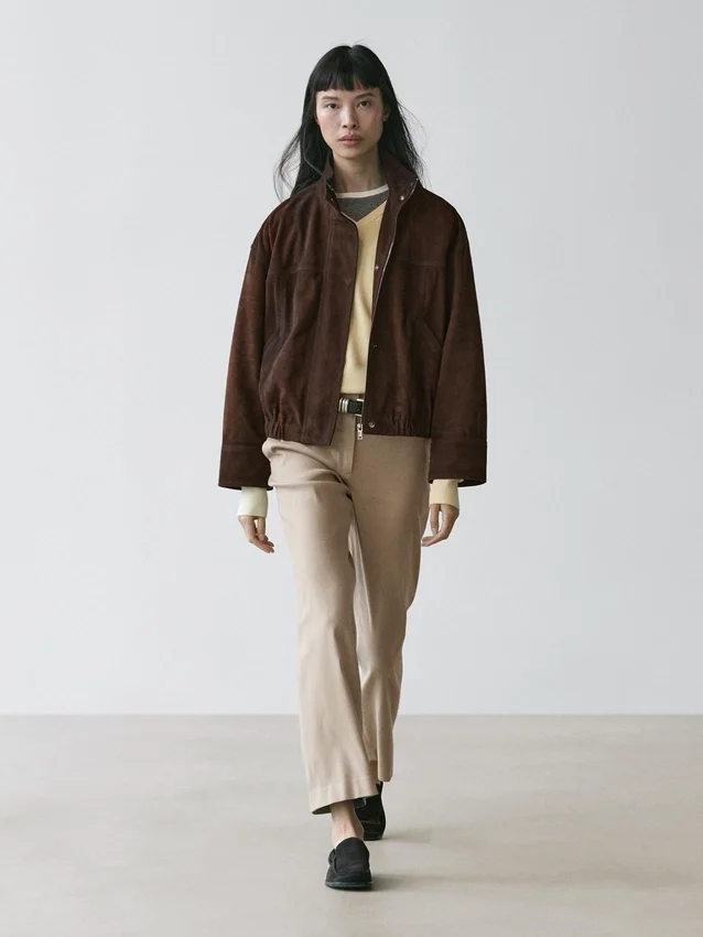 Rechte broek van linnenmix Rechte broek van linnenmix