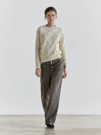 Rechte jeans met lage taille