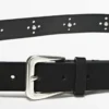Riem met studs en opengewerkt patroon