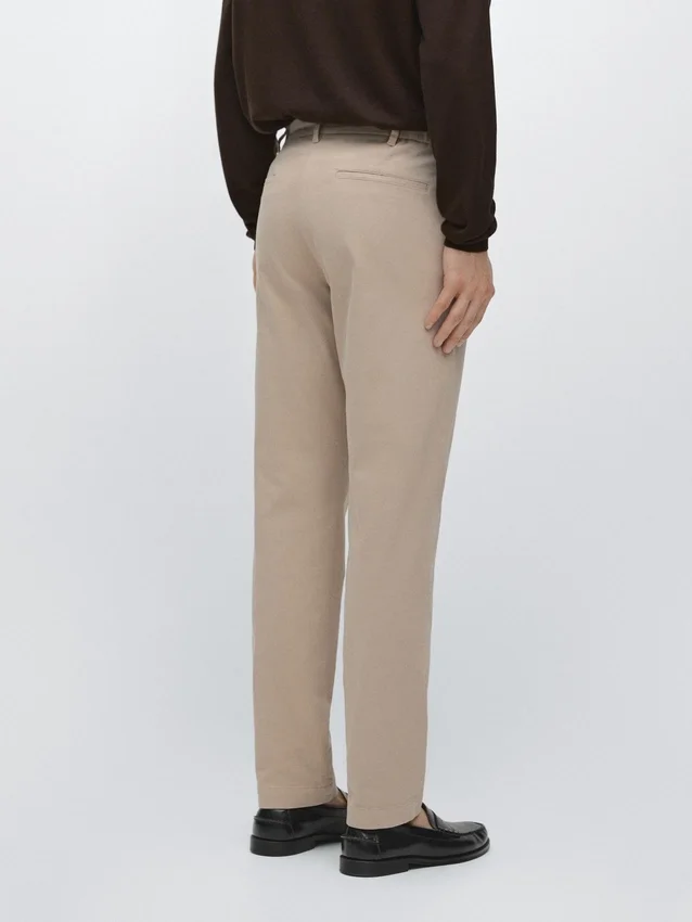 Slim fit broek van katoenmix Slim fit broek van katoenmix