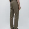 Slim fit broek van katoenmix