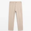 Slim fit broek van katoenmix Slim fit broek van katoenmix