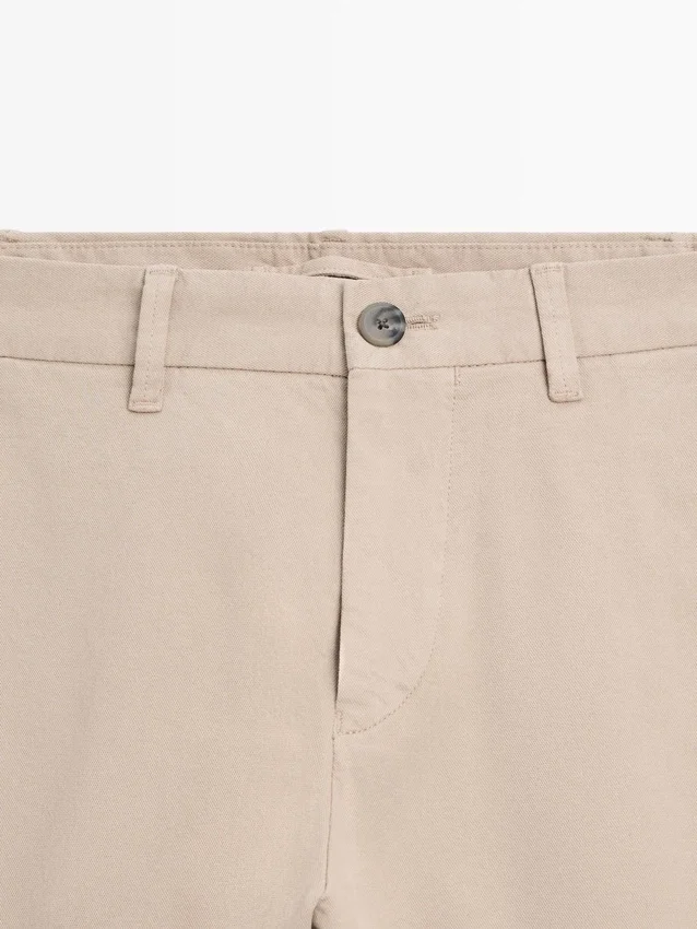 Slim fit broek van katoenmix Slim fit broek van katoenmix