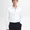 Slim Fit overhemd van 100% katoenpopeline
