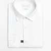 Slim Fit overhemd van 100% katoenpopeline
