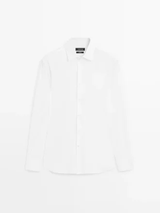 Slim fit stretchoverhemd