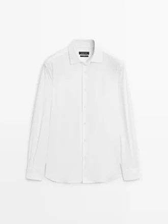 Slim fit stretchoverhemd