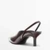 Slingback-schoenen met hoge hak Slingback-schoenen met hoge hak