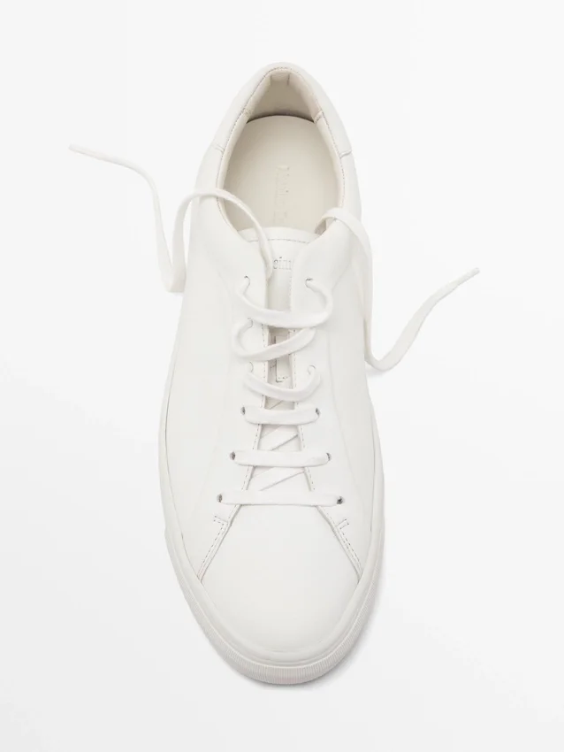 Sneakers van gesplitst suède Sneakers van gesplitst suède