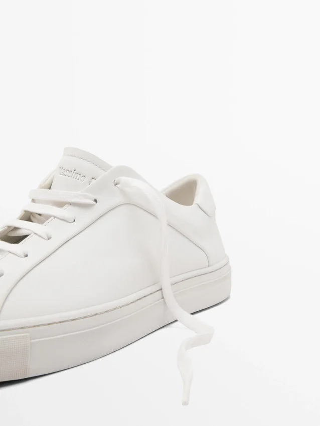 Sneakers van gesplitst suède Sneakers van gesplitst suède