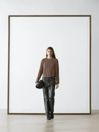 Soepelvallende blouse met geometrische print