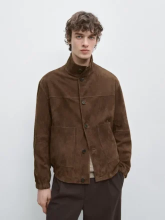 Suède leren jas