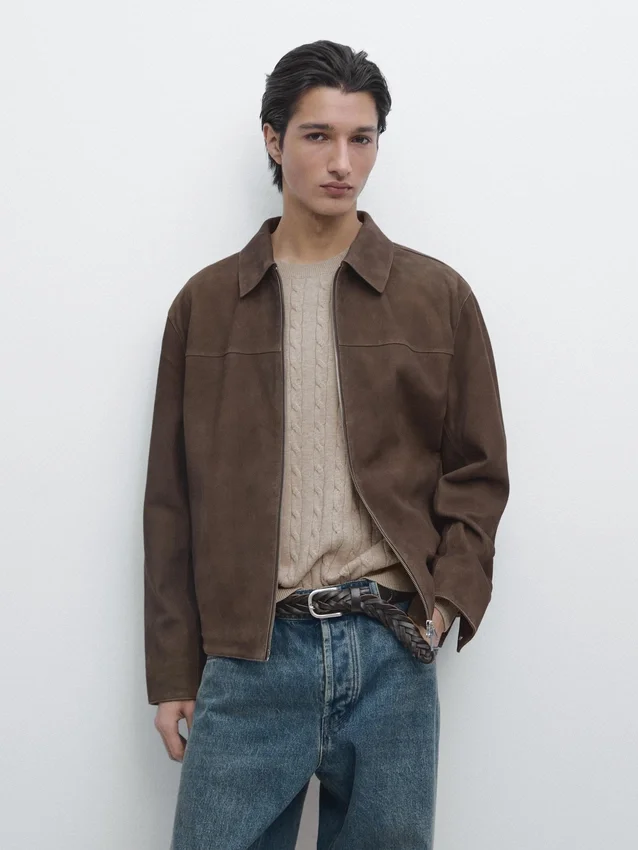 Suède leren jas Suède leren jas