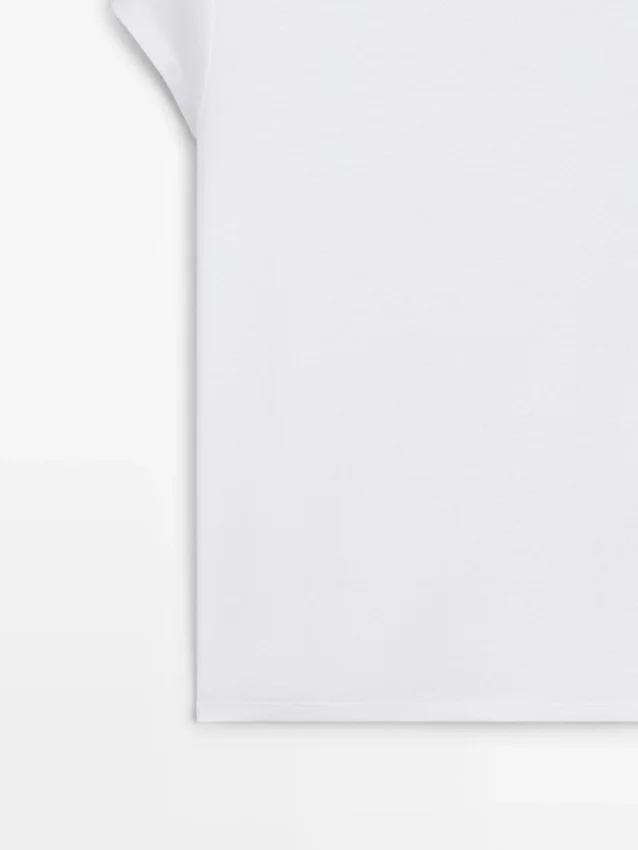 T-shirt met korte mouwen van 100% gemerceriseerd katoen T-shirt met korte mouwen van 100% gemerceriseerd katoen