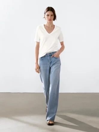 T-shirt met korte mouwen van 100% katoen