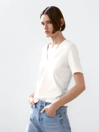 T-shirt met korte mouwen van 100% katoen