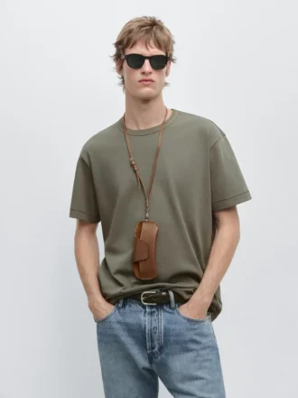 T-shirt met korte mouwen van 100% katoen