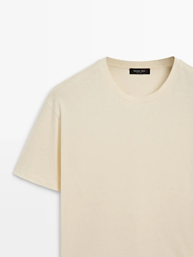 T-shirt met korte mouwen van katoenmix T-shirt met korte mouwen van katoenmix