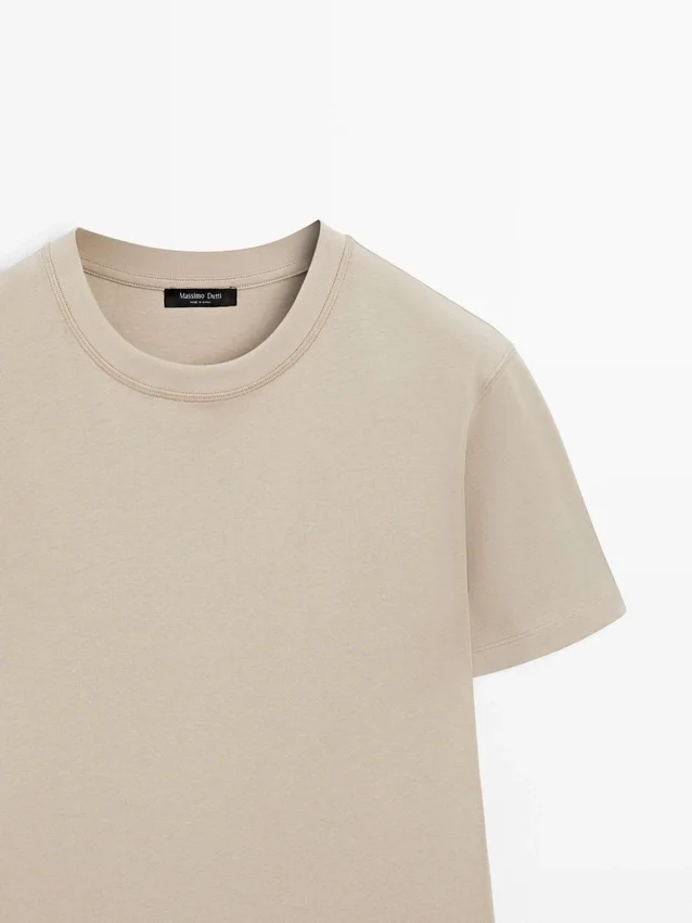 T-shirt met korte mouwen van katoenmix T-shirt met korte mouwen van katoenmix