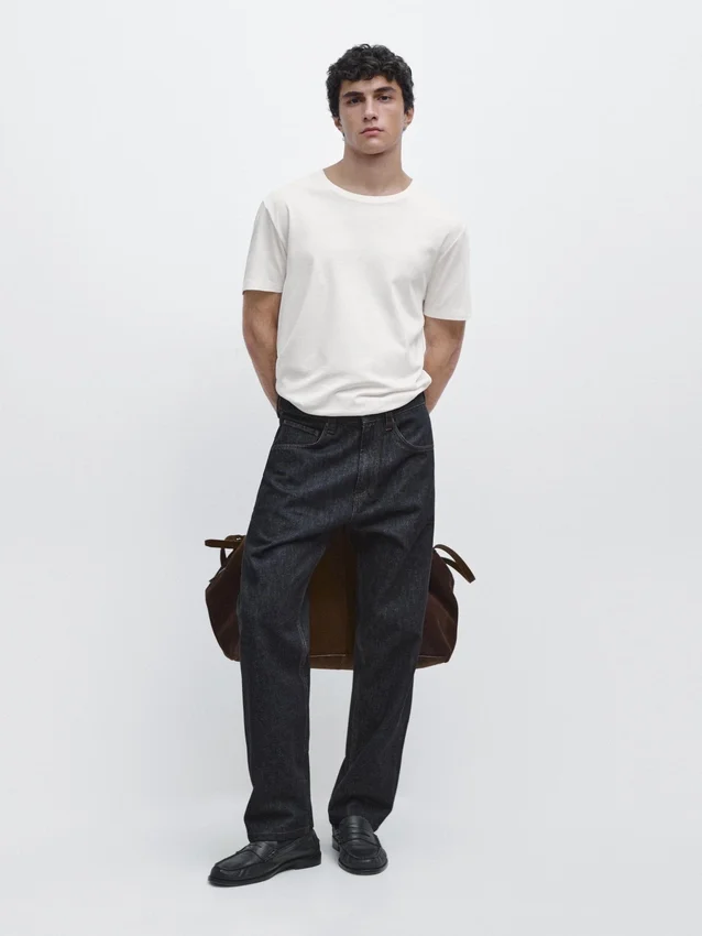 T-shirt van 100% gemerceriseerd katoen T-shirt van 100% gemerceriseerd katoen