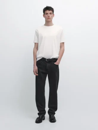 T-shirt van 100% gemerceriseerd katoen