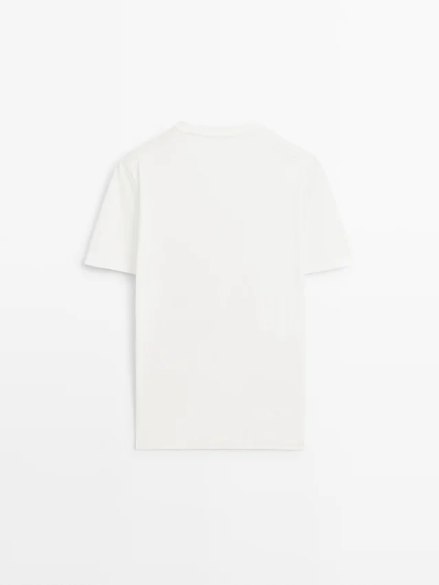 T-shirt van 100% gemerceriseerd katoen T-shirt van 100% gemerceriseerd katoen