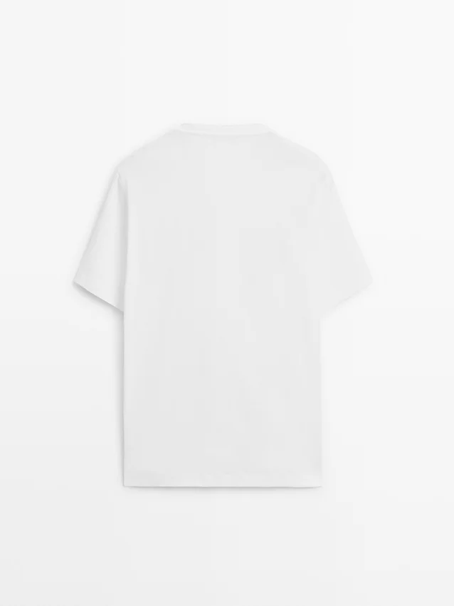 T-shirt van 100% gemerceriseerd katoen T-shirt van 100% gemerceriseerd katoen