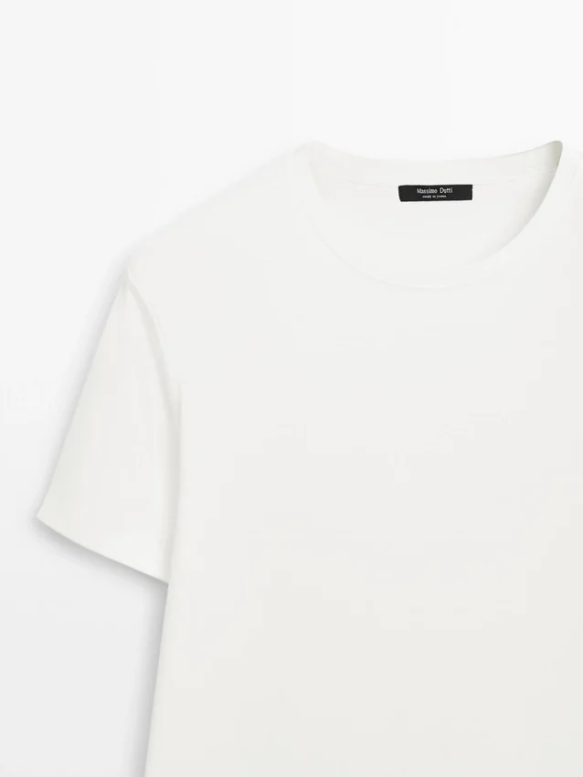 T-shirt van 100% gemerceriseerd katoen T-shirt van 100% gemerceriseerd katoen