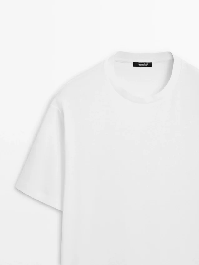 T-shirt van 100% gemerceriseerd katoen T-shirt van 100% gemerceriseerd katoen