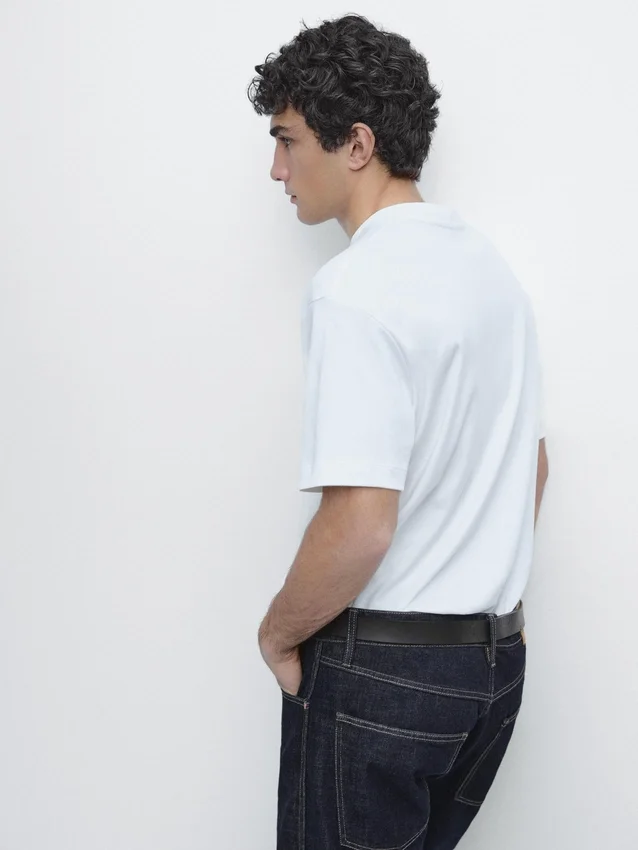 T-shirt van 100% katoen, middelzwaar T-shirt van 100% katoen, middelzwaar