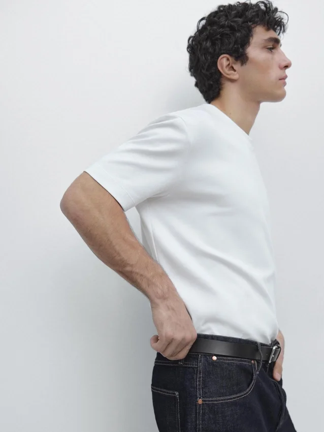 T-shirt van 100% katoen, middelzwaar T-shirt van 100% katoen, middelzwaar