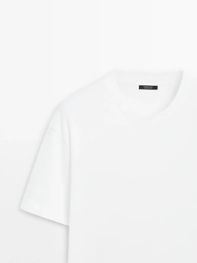 T-shirt van 100% katoen, middelzwaar T-shirt van 100% katoen, middelzwaar