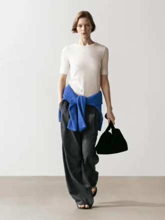 T-shirt van katoenmix