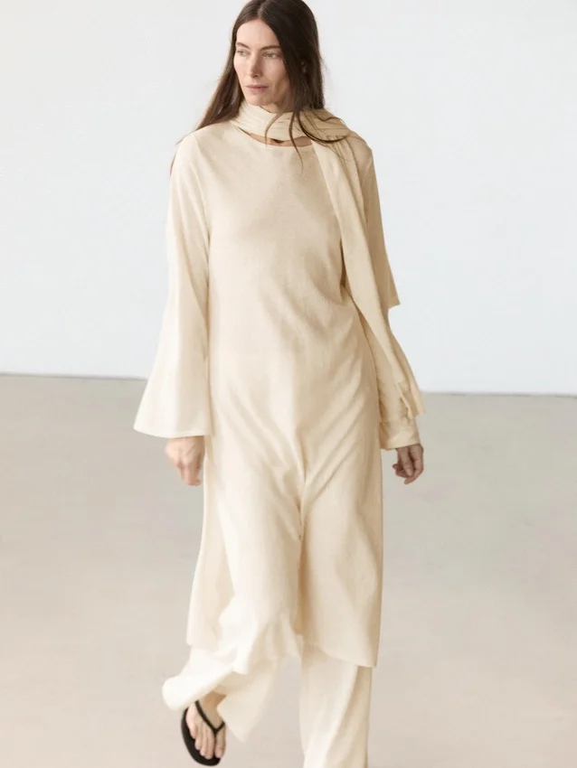 Total Look vloeiende tuniekjurk Total Look vloeiende tuniekjurk