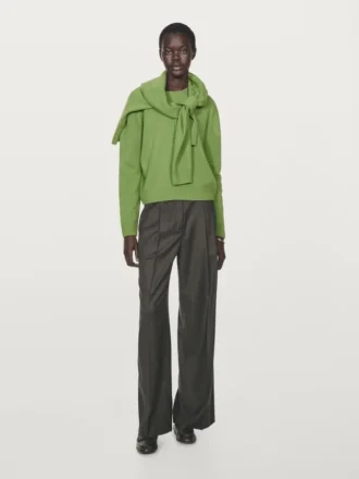 Trui met ronde hals van wolmix