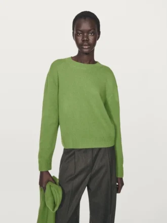 Trui met ronde hals van wolmix