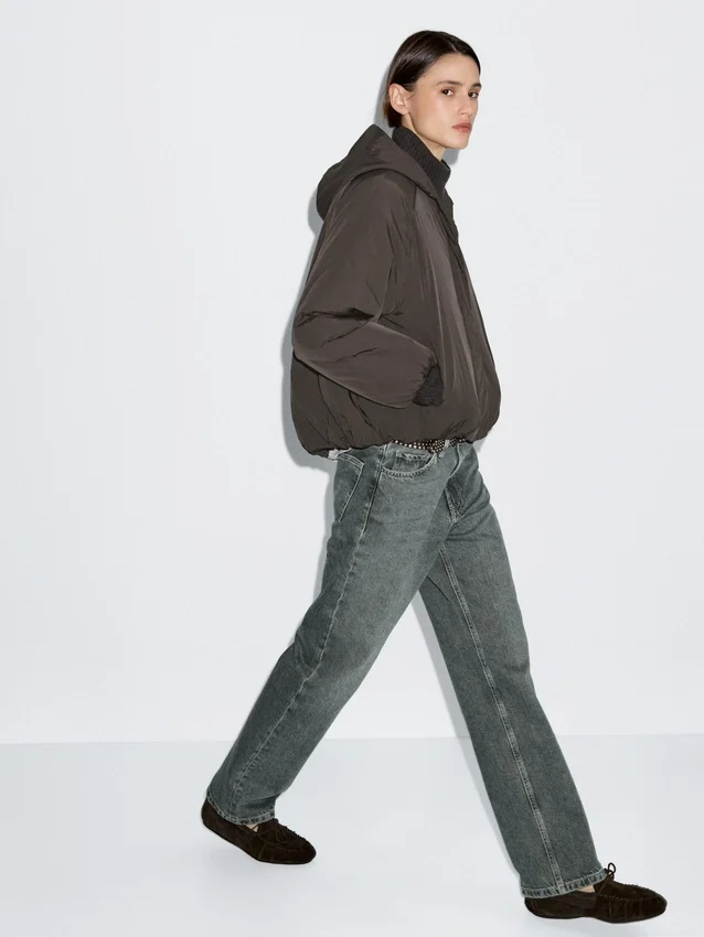 Waterafstotend bomberjack met capuchon Waterafstotend bomberjack met capuchon