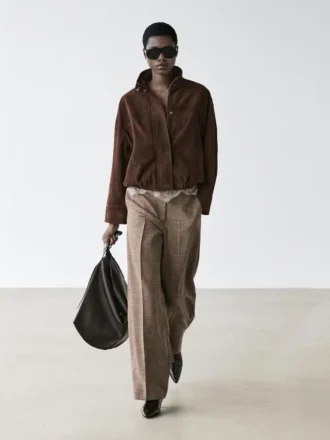 Wijde, volumineuze wolmix-broek