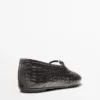 Zachte ballerina’s van imitatieleder met krokodillenprint