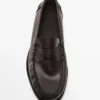 Zachte, geoliede leren penny loafers Zachte, geoliede leren penny loafers