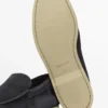 Zachte loafers van gespleten leer