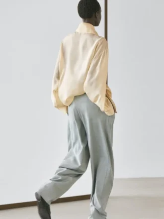 Zijden overhemd met knoopdetails